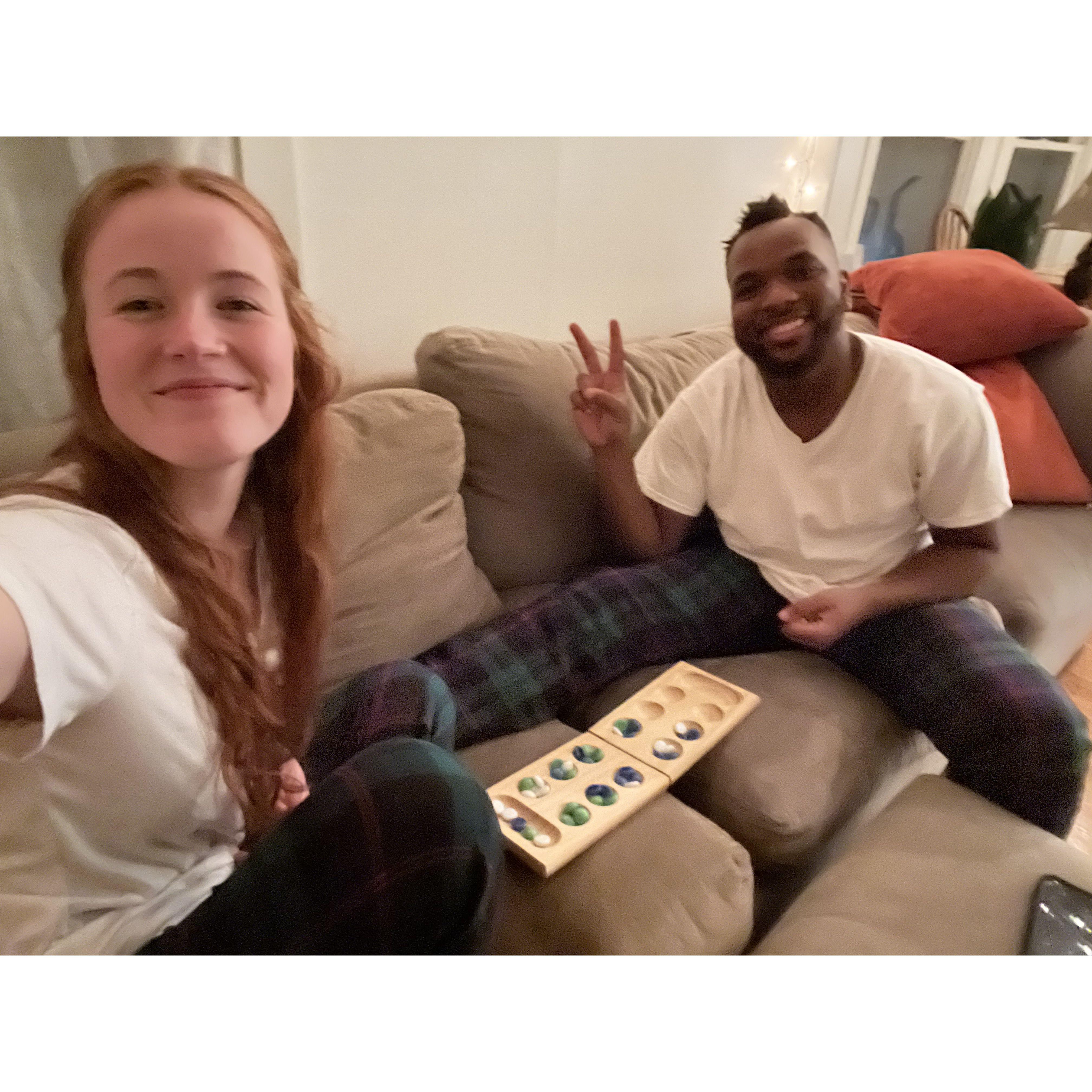We LOVE a game of Mancala