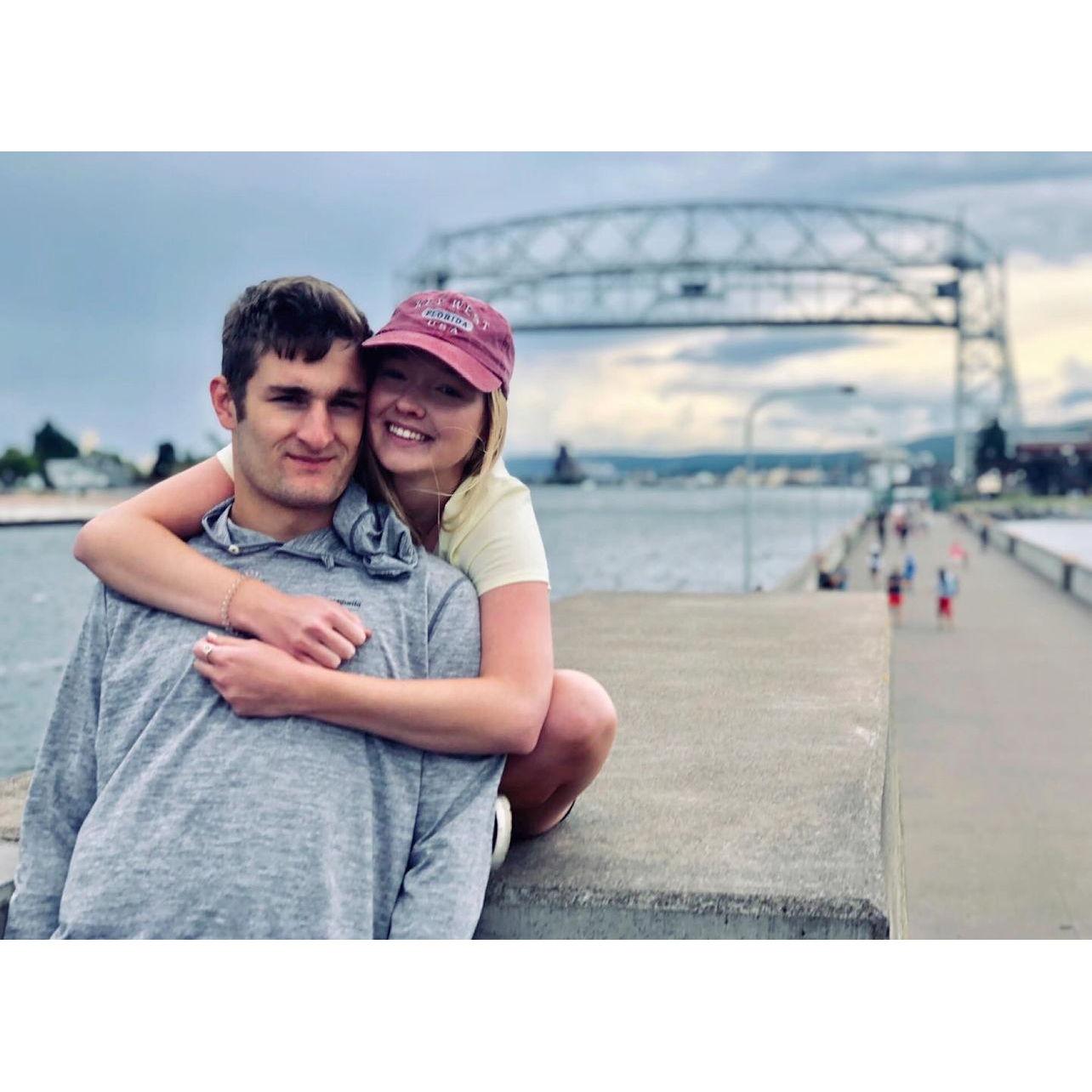 Hanging out in Canal Park in Duluth, MN!