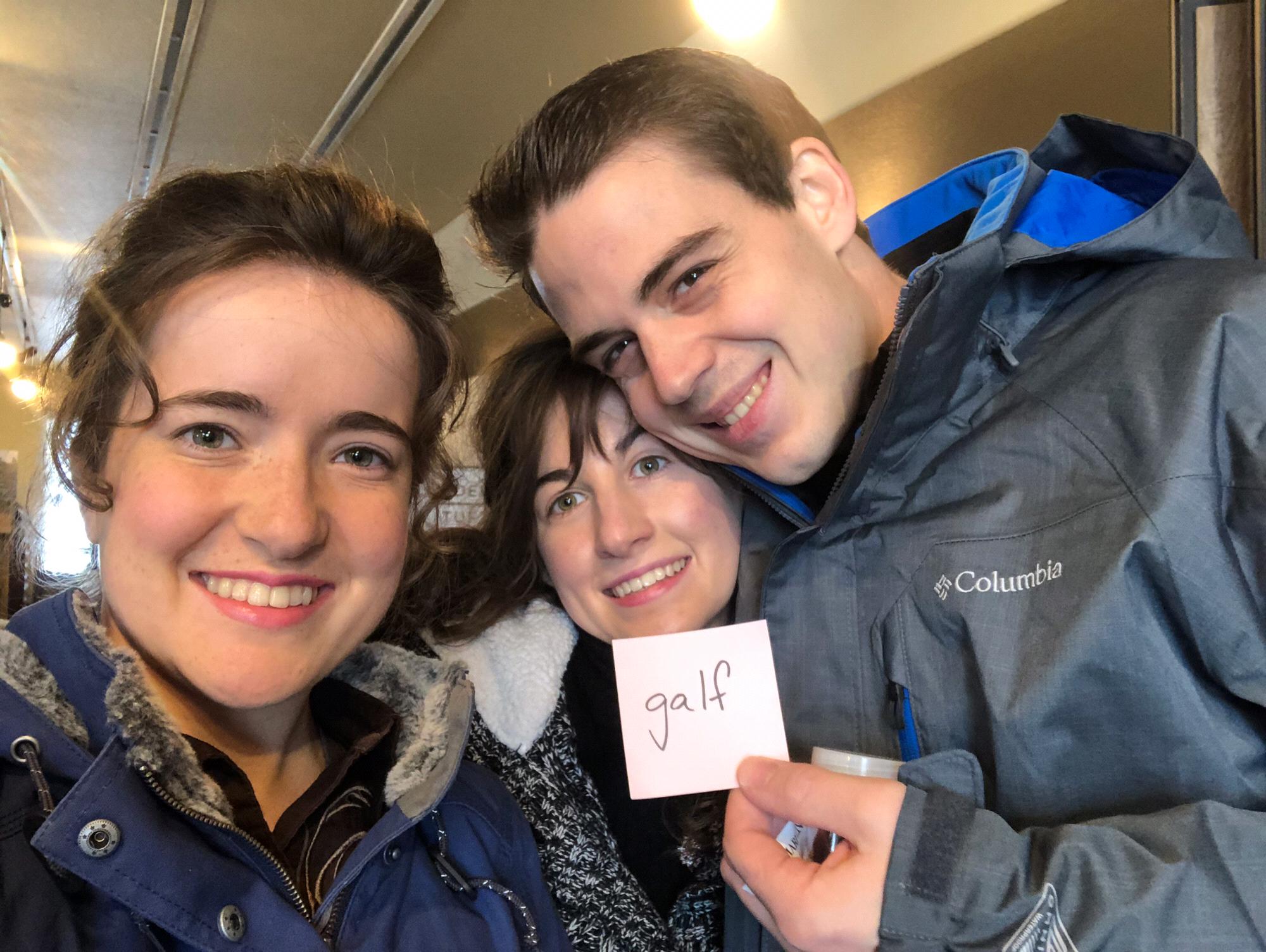 Treasure hunt before the proposal