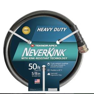 NeverKink Teknor Apex 5/8-in x 50-ft Heavy -Duty Kink Free Vinyl Gray Coiled Hose