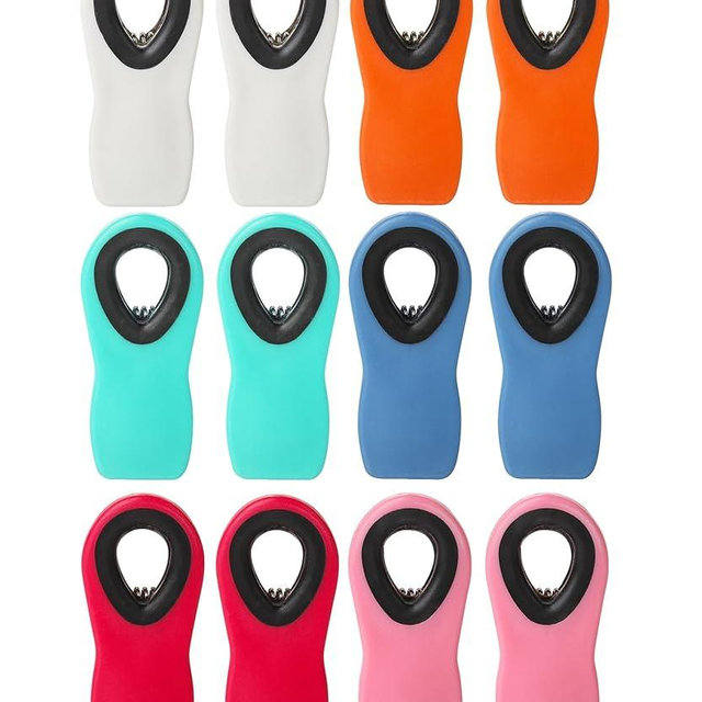 Mr. Pen- Magnetic Bag Clips, 12 Pack, Assorted Colors, Bag Clips, Bag Clips for Food, Magnet Clips, Chip Clips Bag Clips Food Clips, Chip Bag Clip, Clips for Food Packages, Clips for Fridge