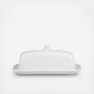 Covered Butter Dish with Knob Lid