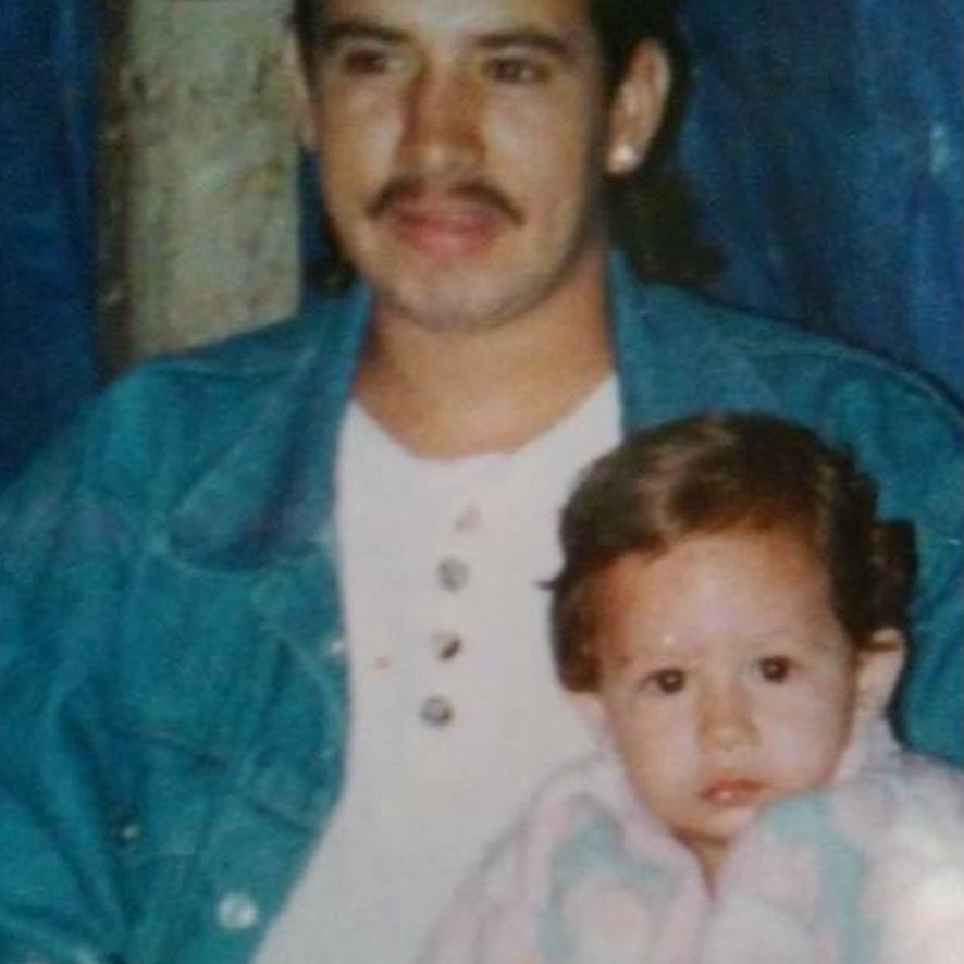 The bride and her father