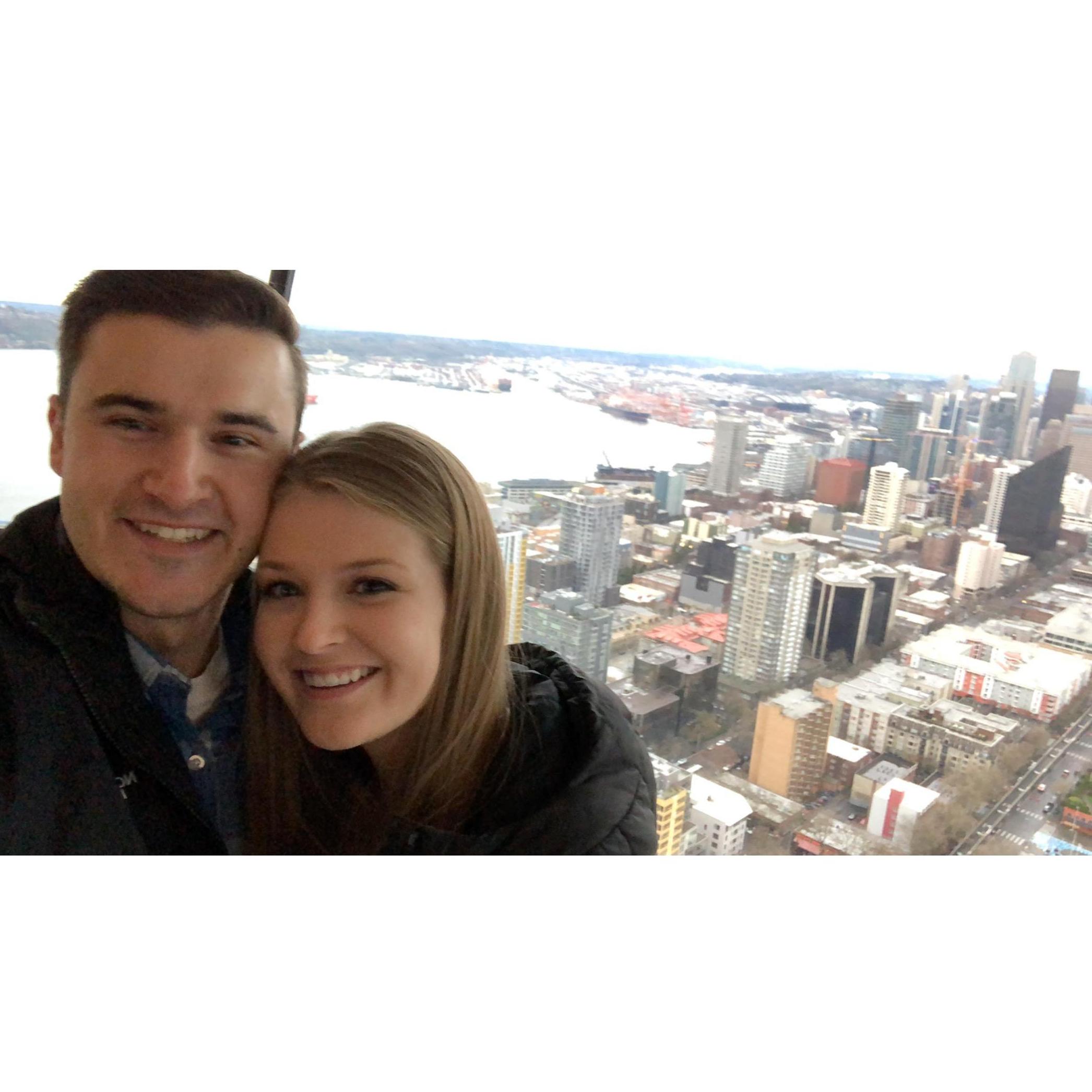 December 16, 2018. My first time out to Seattle to meet Robbie's family!