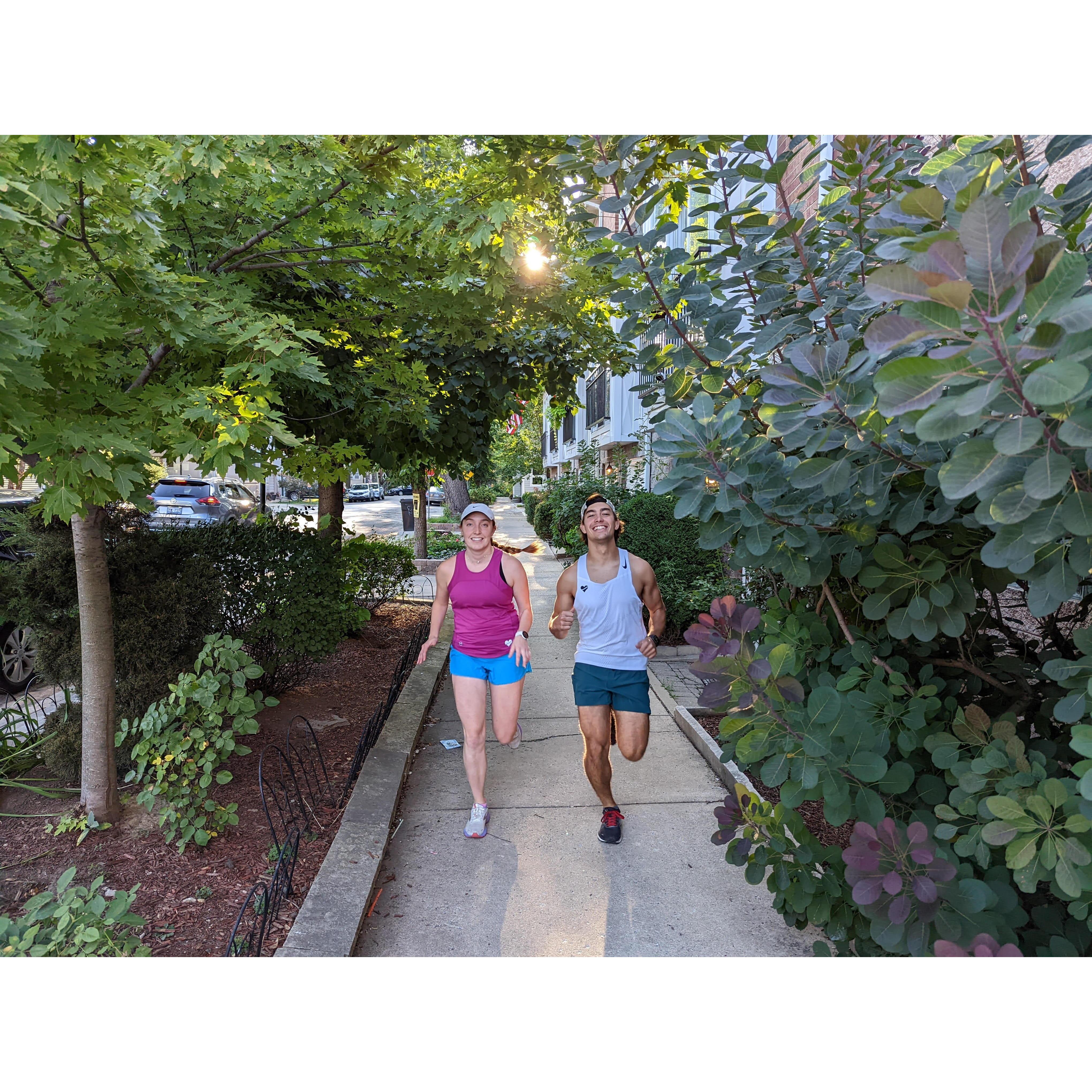 Chicago Marathon training never seemed to stop!