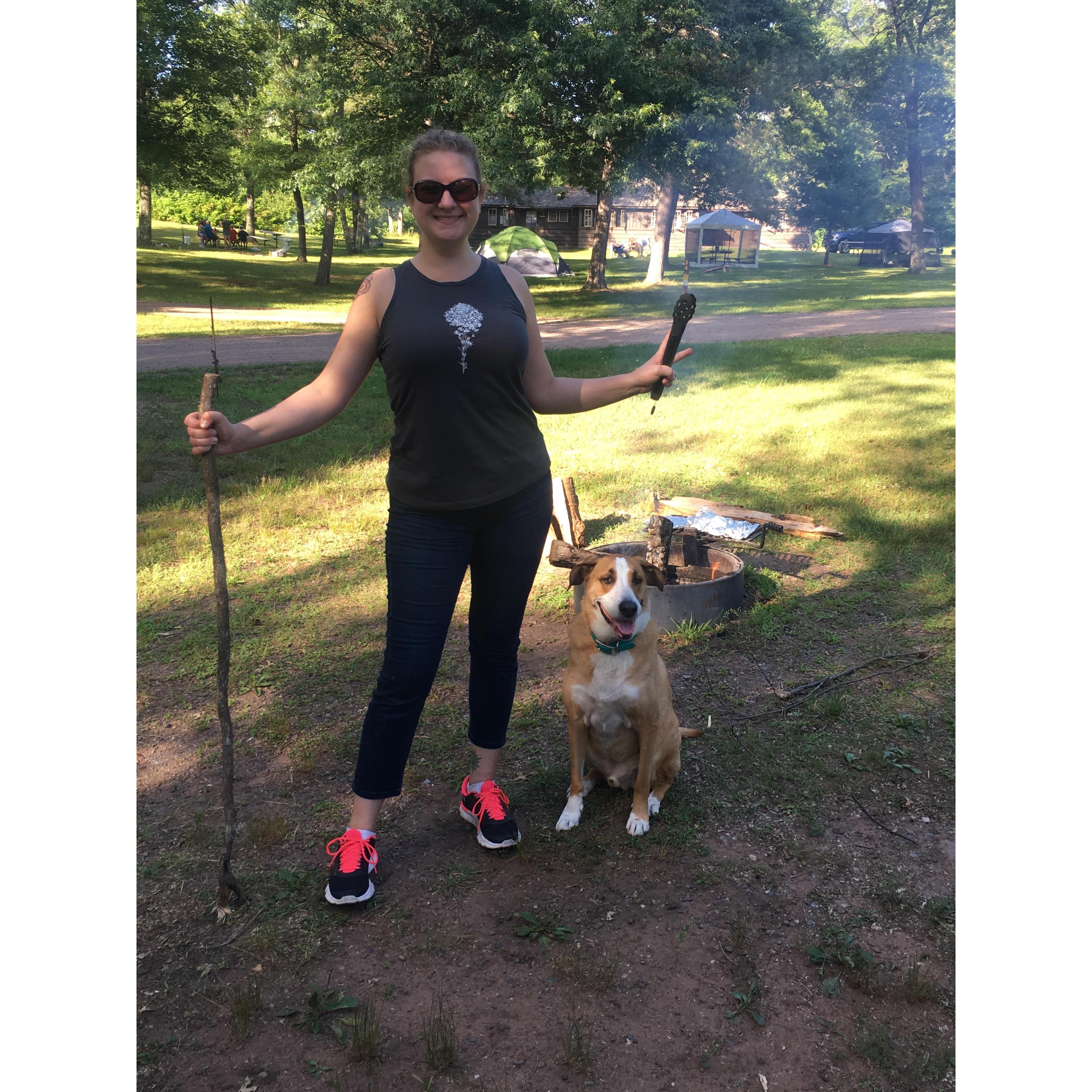 Brittany & Mumford - Bday camping trip 2019