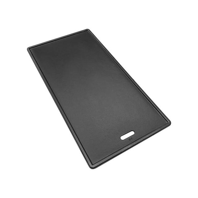 Monument Grills 16.34" x 9.45" A005 Reversible Cast Iron Cooking Plate for Monument 14633, 25392, Mesa400, Mesa200S, Mesa220, Mesa200R, Mesa200B, Mesa200G, Mesa425, Mesa415BZ