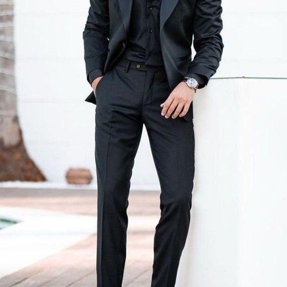 Black tie attire for the wedding day!