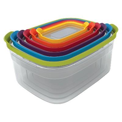 Set of 6 Compact Food Storage Containers