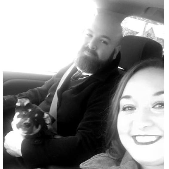 Emily & Mauricio's first (fur) baby!