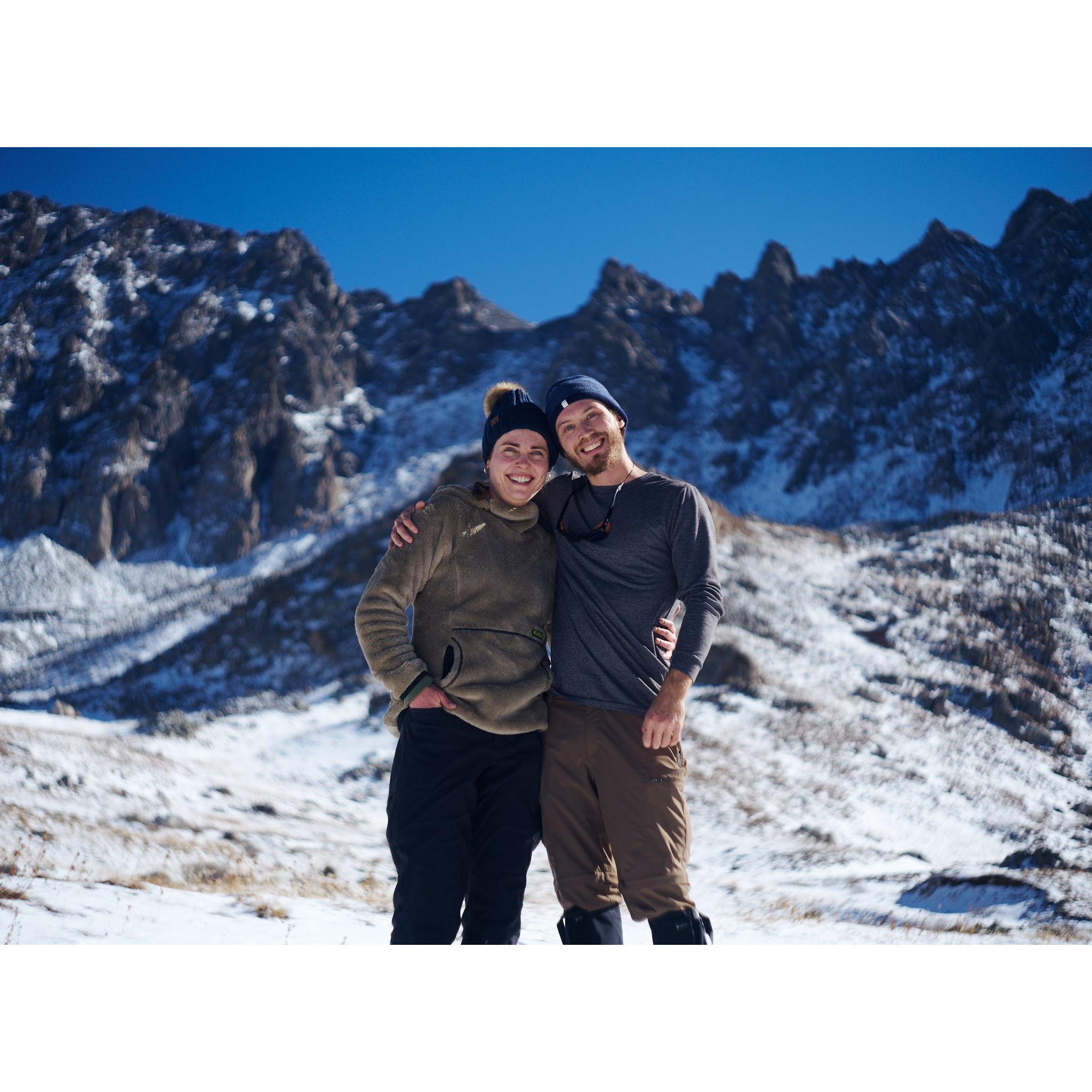 Nov 2: A trip to Mayflower Gulch to see the early season snow and get our mountain fix