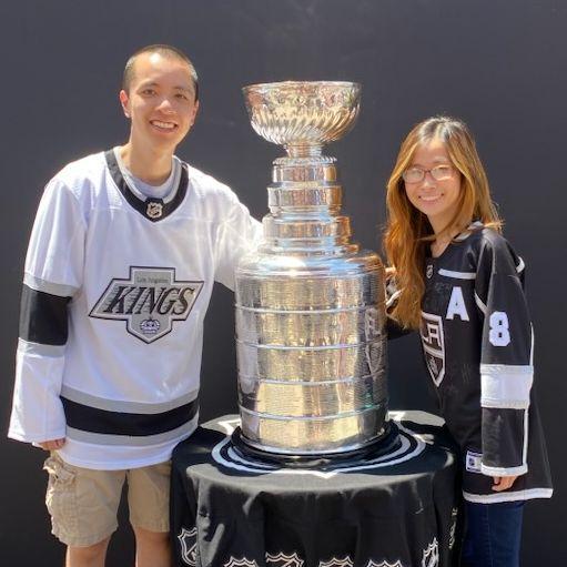 Stanley Cup came to visit California.
