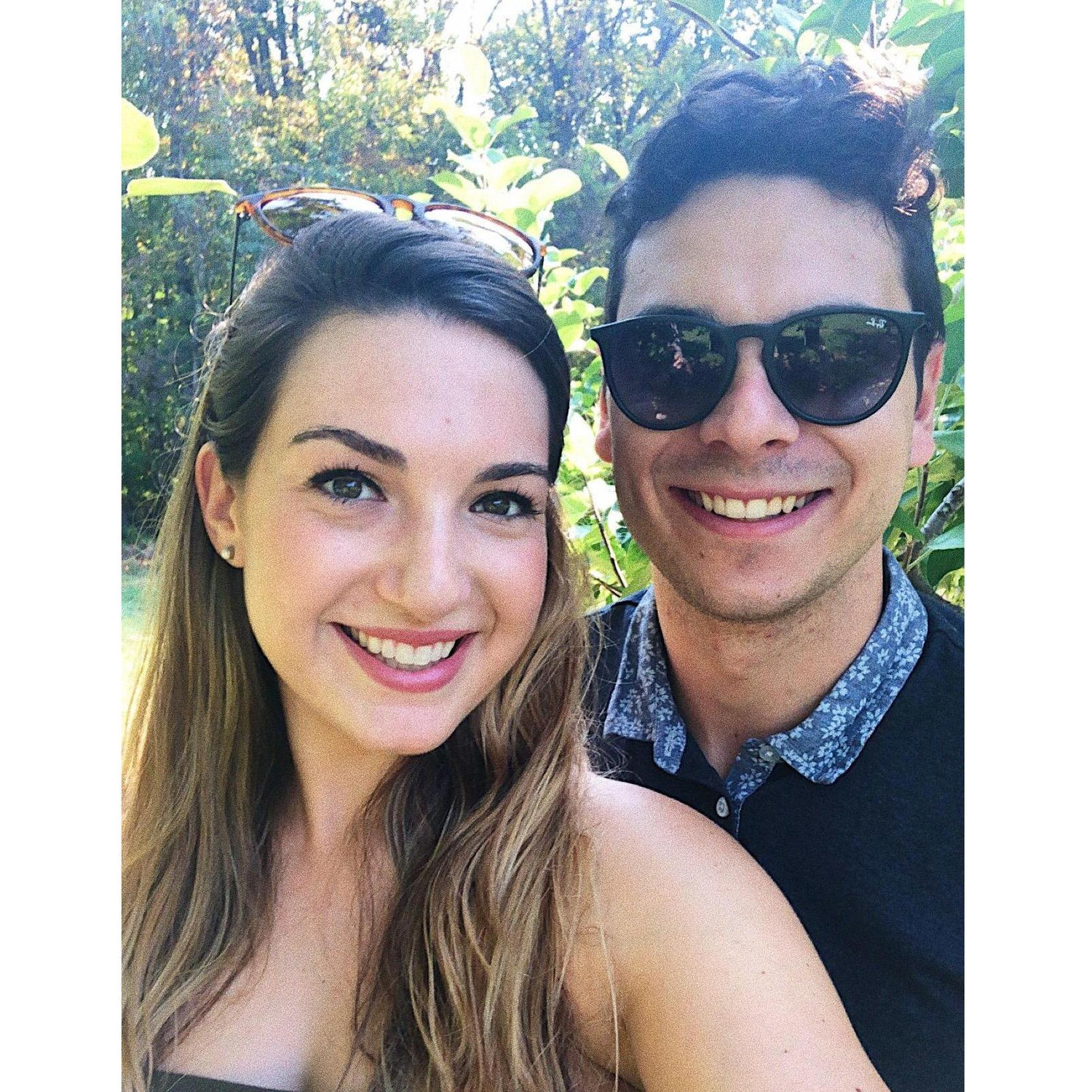 September 2019- Michael came back to NY to visit Samantha where they went apple picking and sweat so much they thought they'd die.