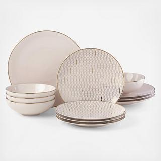 Trianna 12-Piece Dinnerware Set, Service for 4