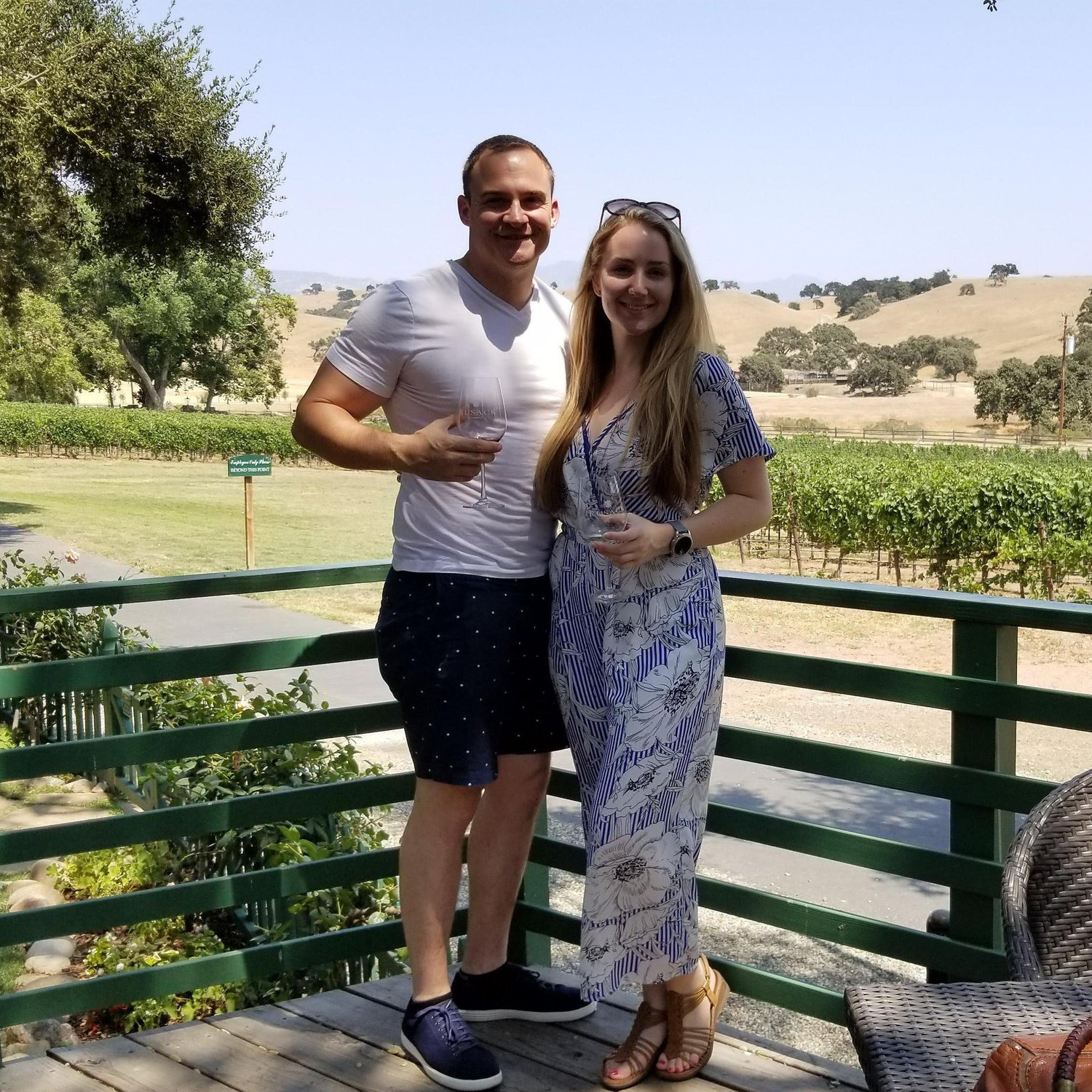A beautiful day in Los Olivos wine country!
