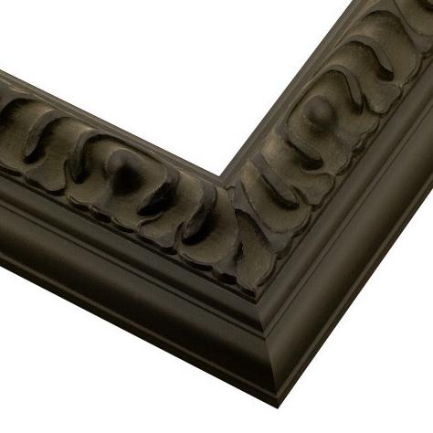 Black Sculpted Wood Picture Frame - 18” x 24”