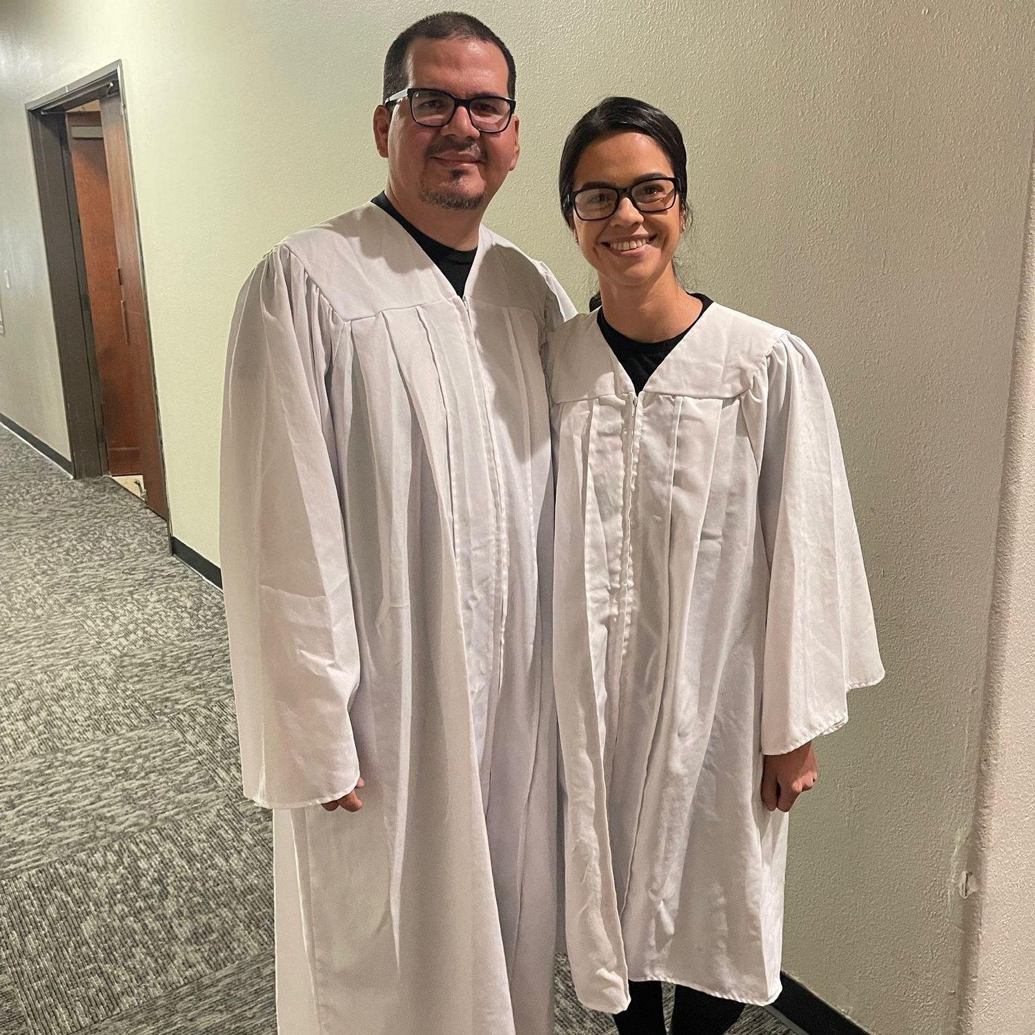 The day we were baptized together and committed our lives to Christ. It marked the beginning of a relationship rooted in faith, love, and God’s plan for our future.