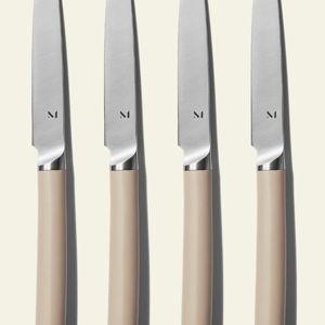 4-Ct Material Steak Knives (Morel Color)