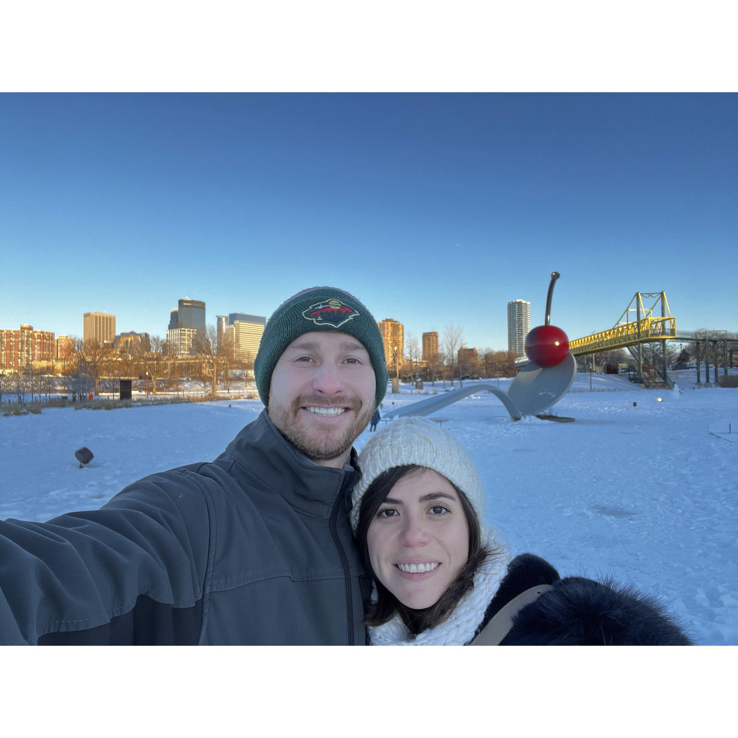 Sofia's first visit to Minnesota during the winter