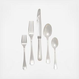 America Silver Plated 5-Piece Flatware Set, Service for 1