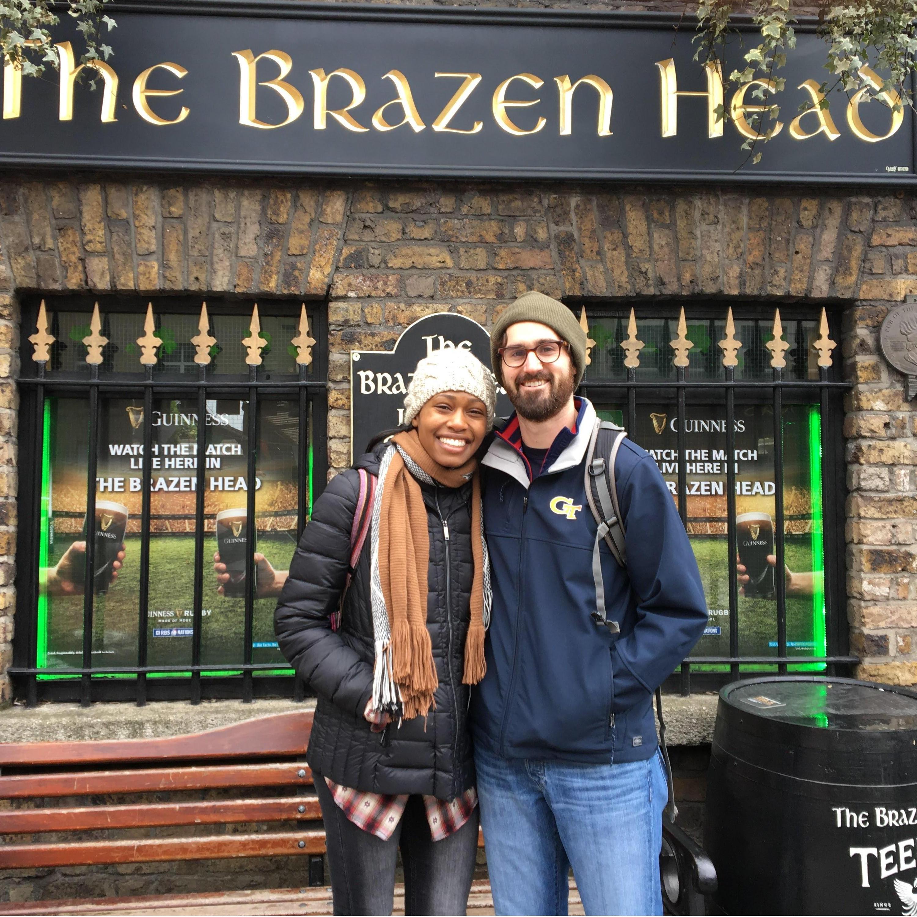 Dublin, IE - getting our daily dose of Guinness ;)