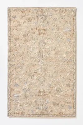 Nedda Hand-Knotted Wool Blend Rug