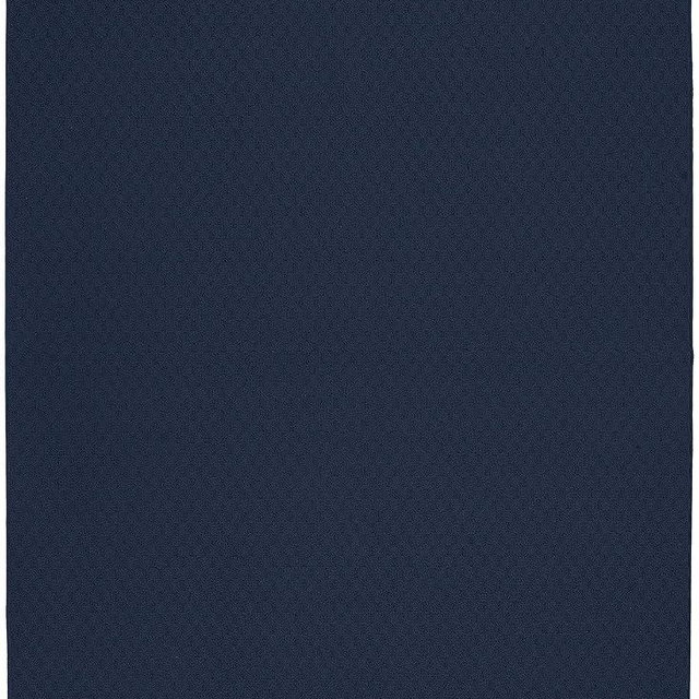 Garland Rug Town Square Navy Blue 7'6" x 9'6" Non Slip Area Rug for Living Rooms & Hallways, Stylish & Durable for High-Traffic Areas