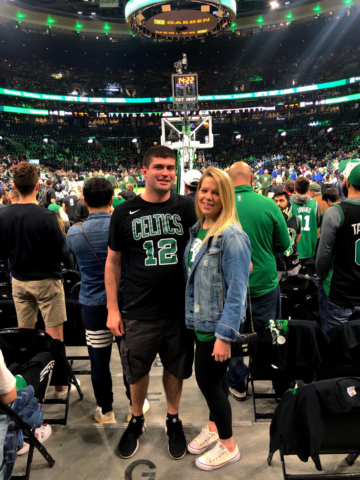 Liz’s First Celtics Game