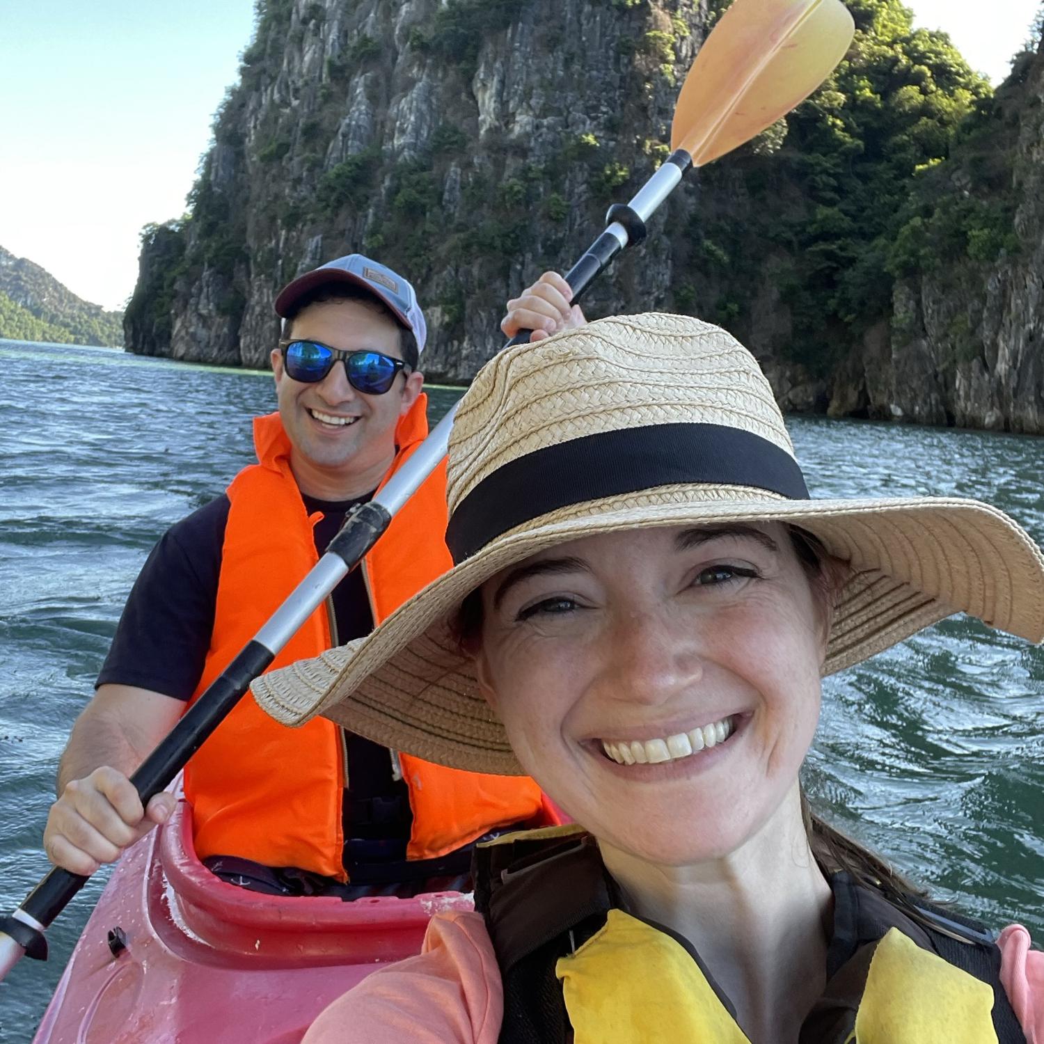 Kayaking in Bai Tu Long Bay