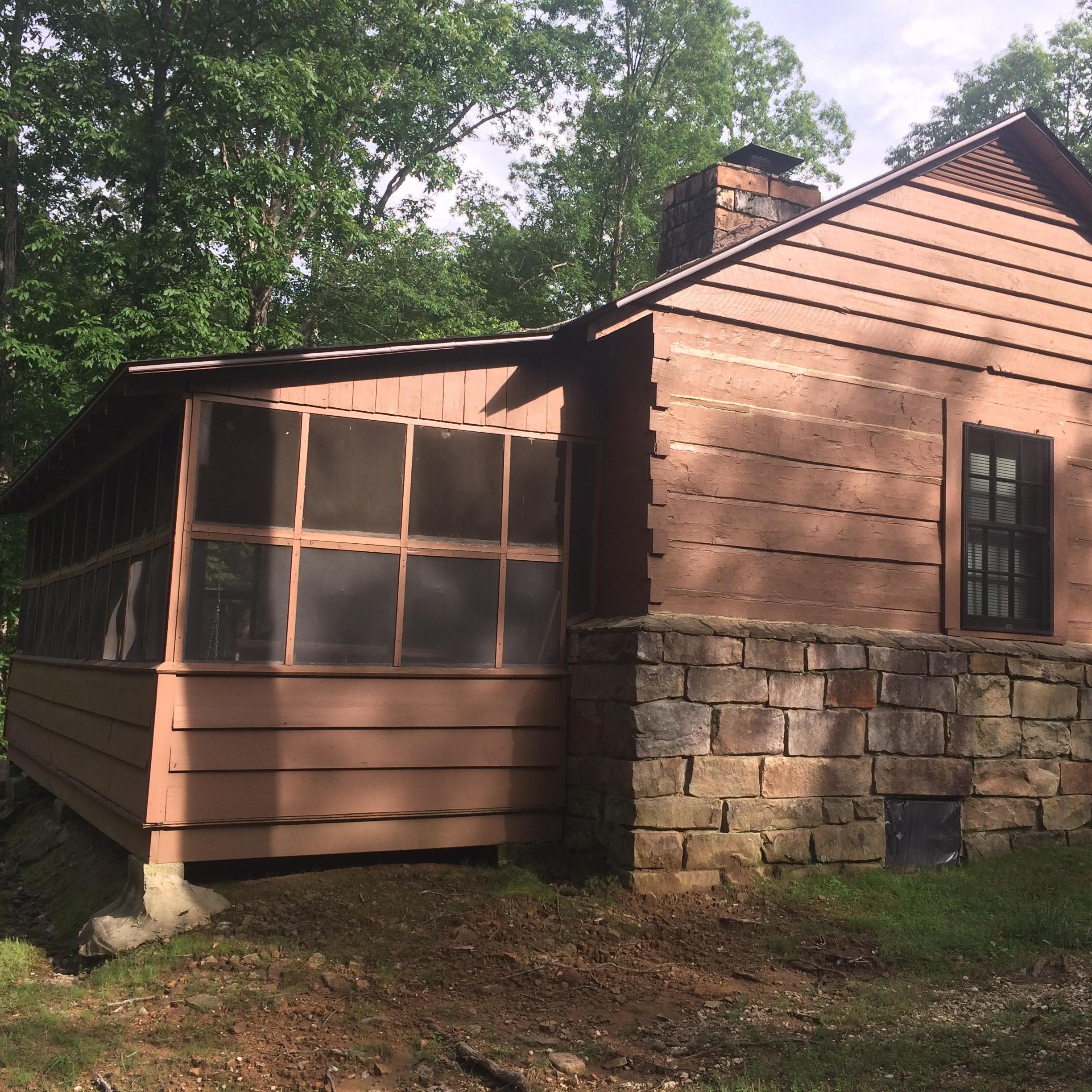 Our cabin in De Soto State Park where we celebrated our engagement. We hope to return soon!