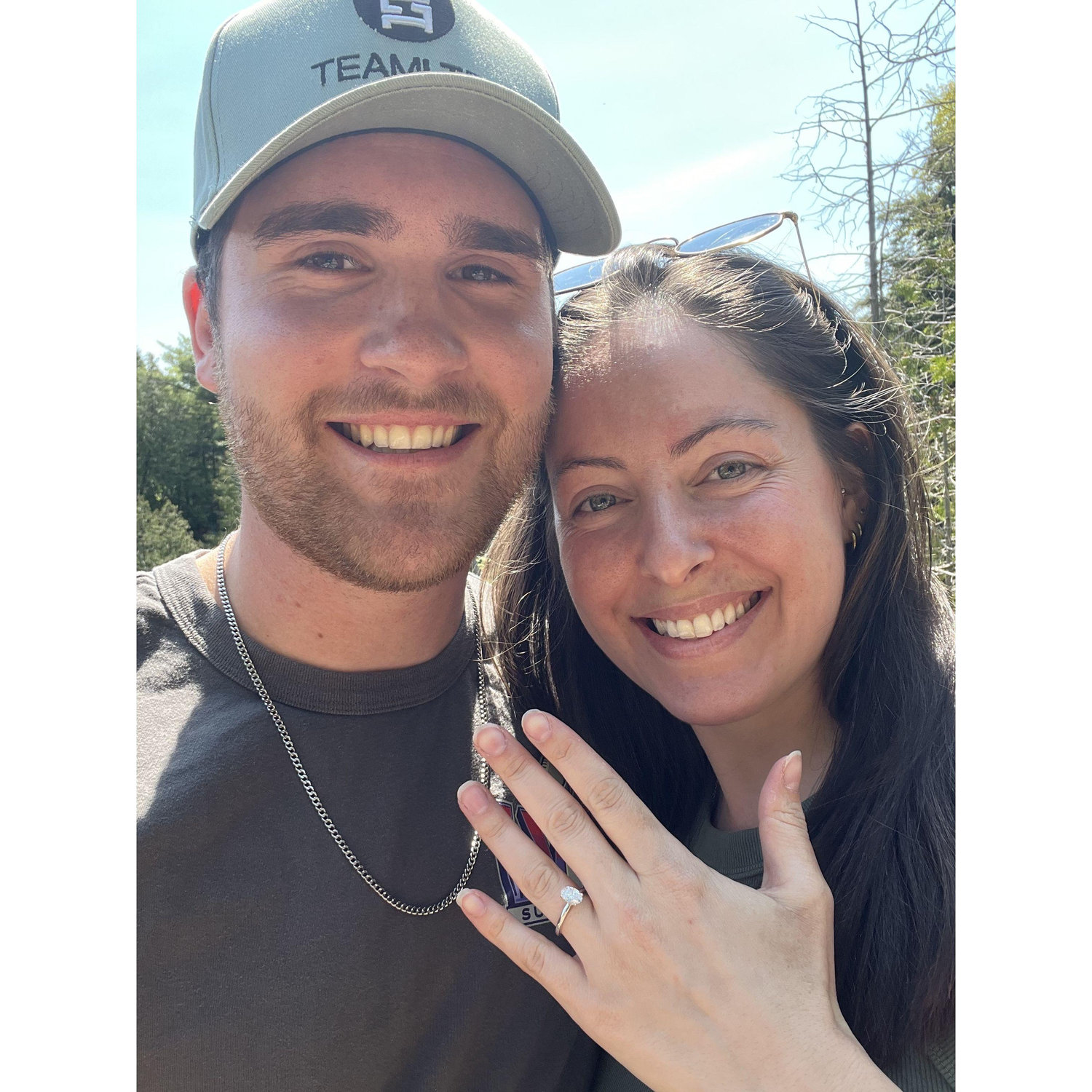 First picture as an engaged couple!