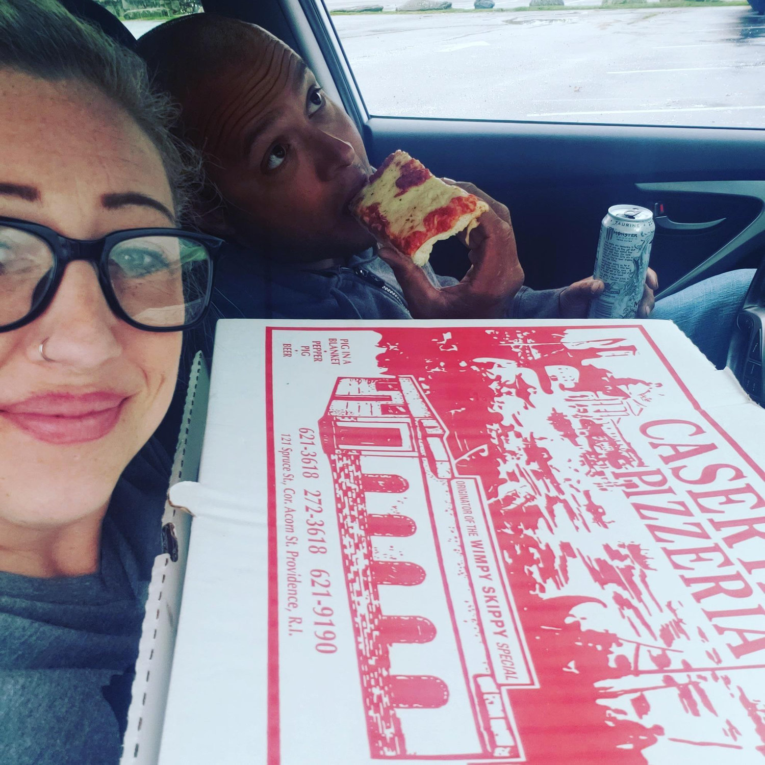 We share a love for pizza!