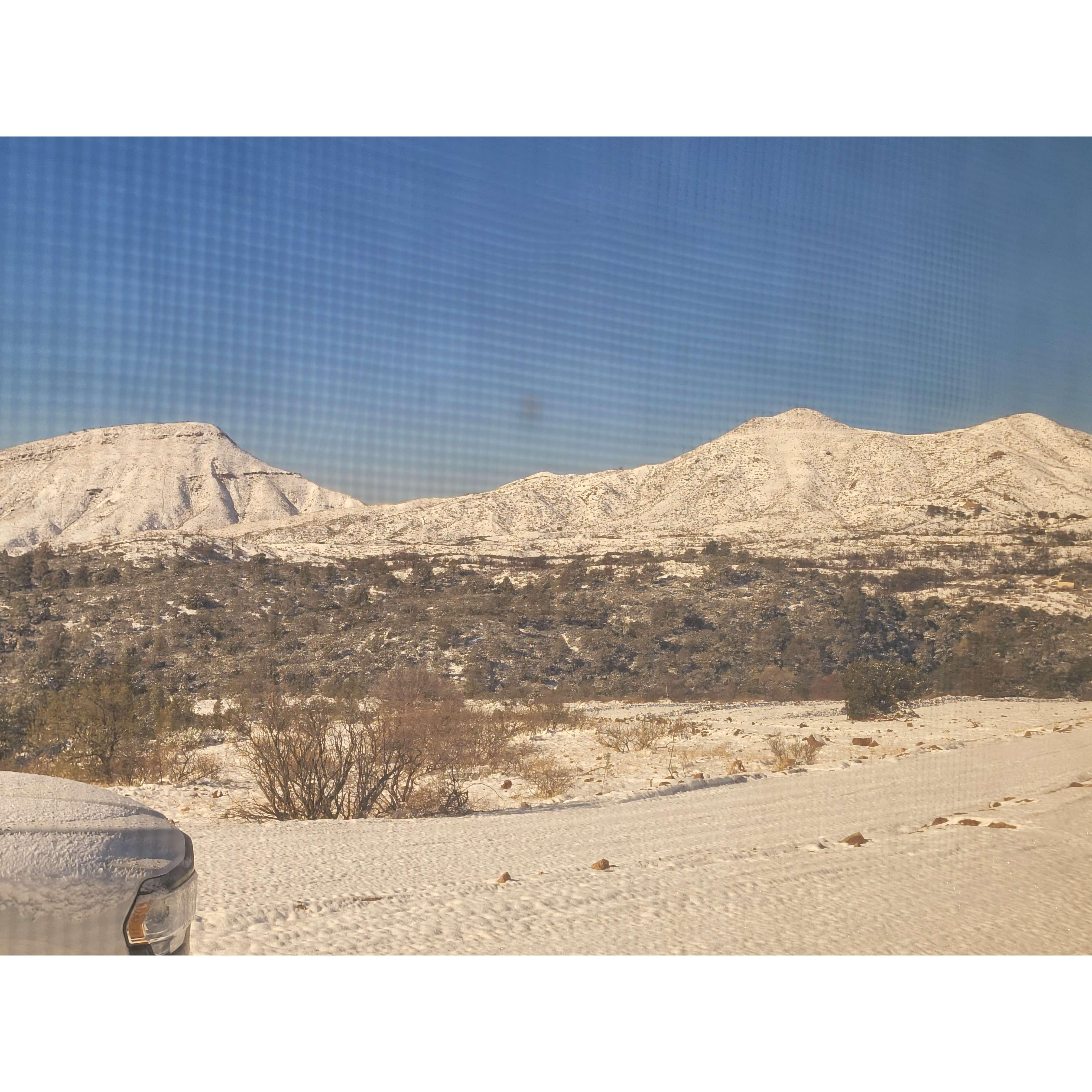 Our view in the winter!