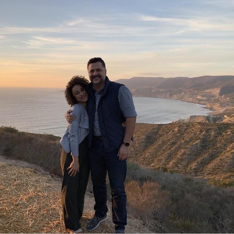 Our first picture together, Valle de Guadalupe, Mexico, December 2018