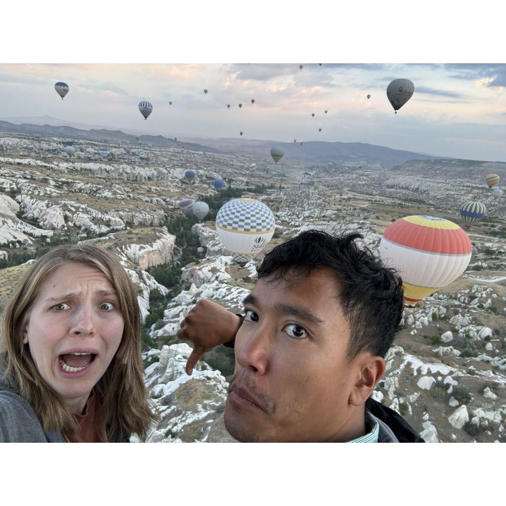 Hot air balloon ride in Turkey, it was mid - Josiah, 2024