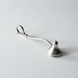 Curved Pewter Candle Snuffer
