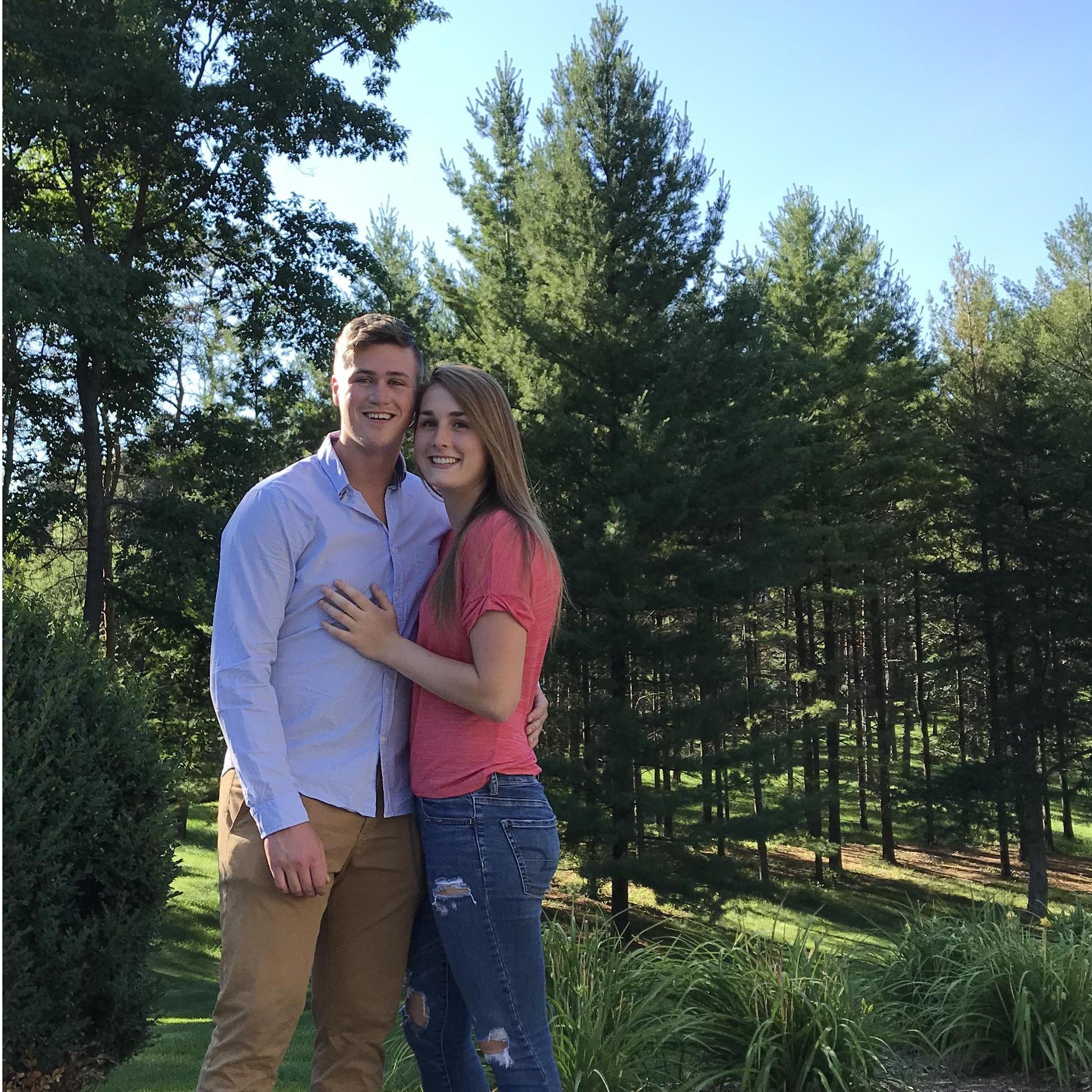 Our goodbye before Dakota moved to Cleveland