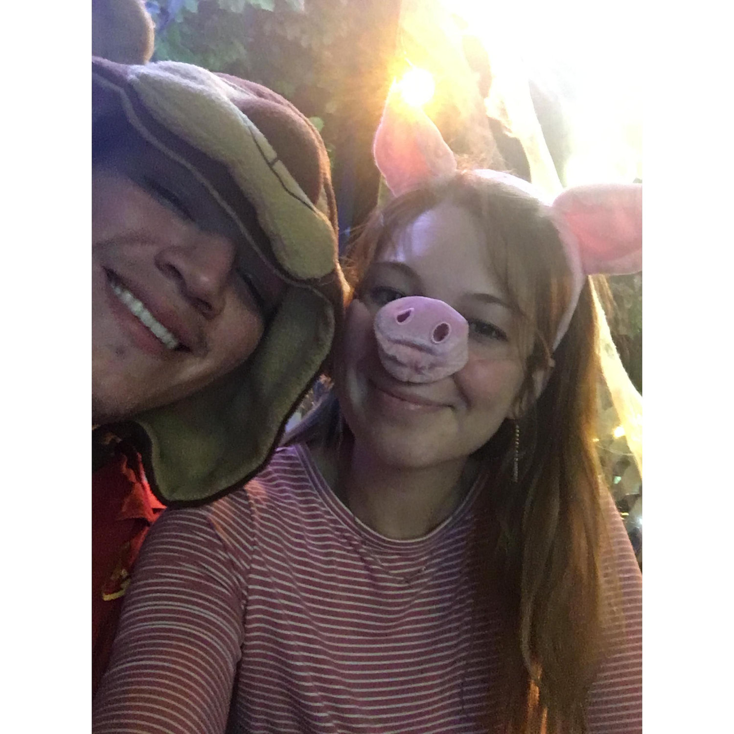 Piglet and Pooh, Halloween 2018