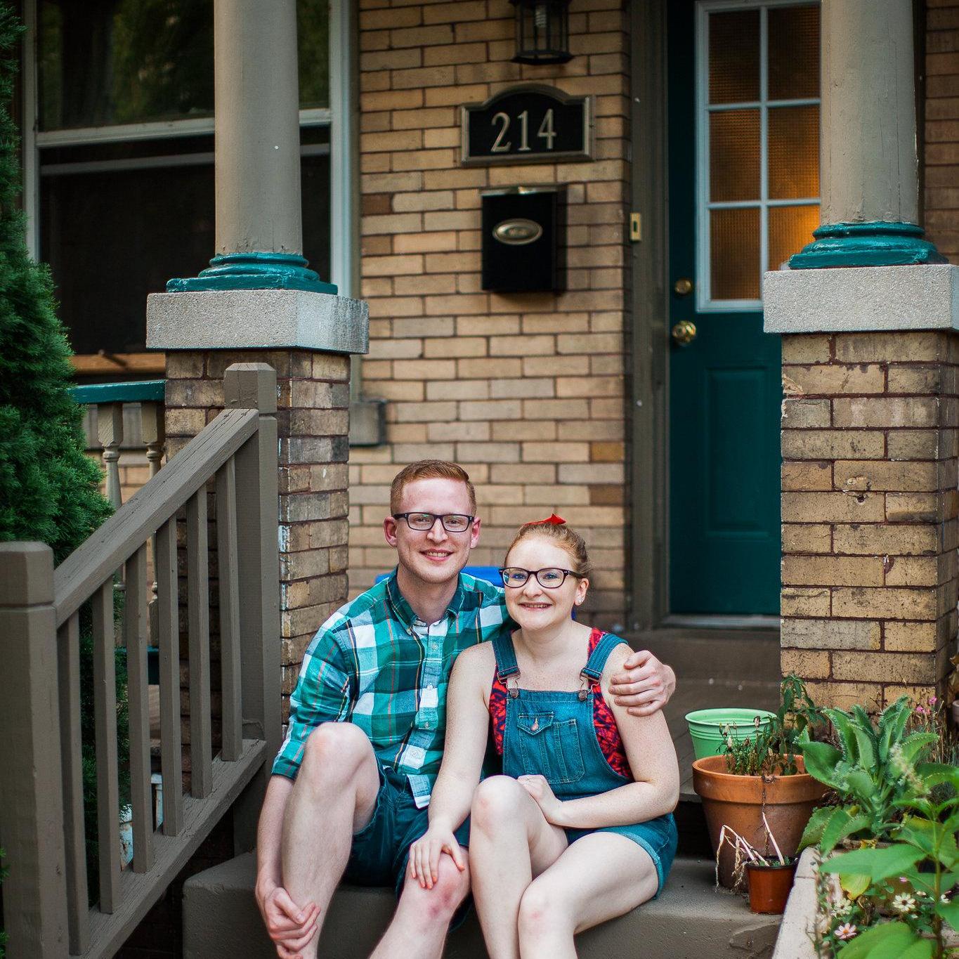 214 Muench is the house that we both lived in at separate times.