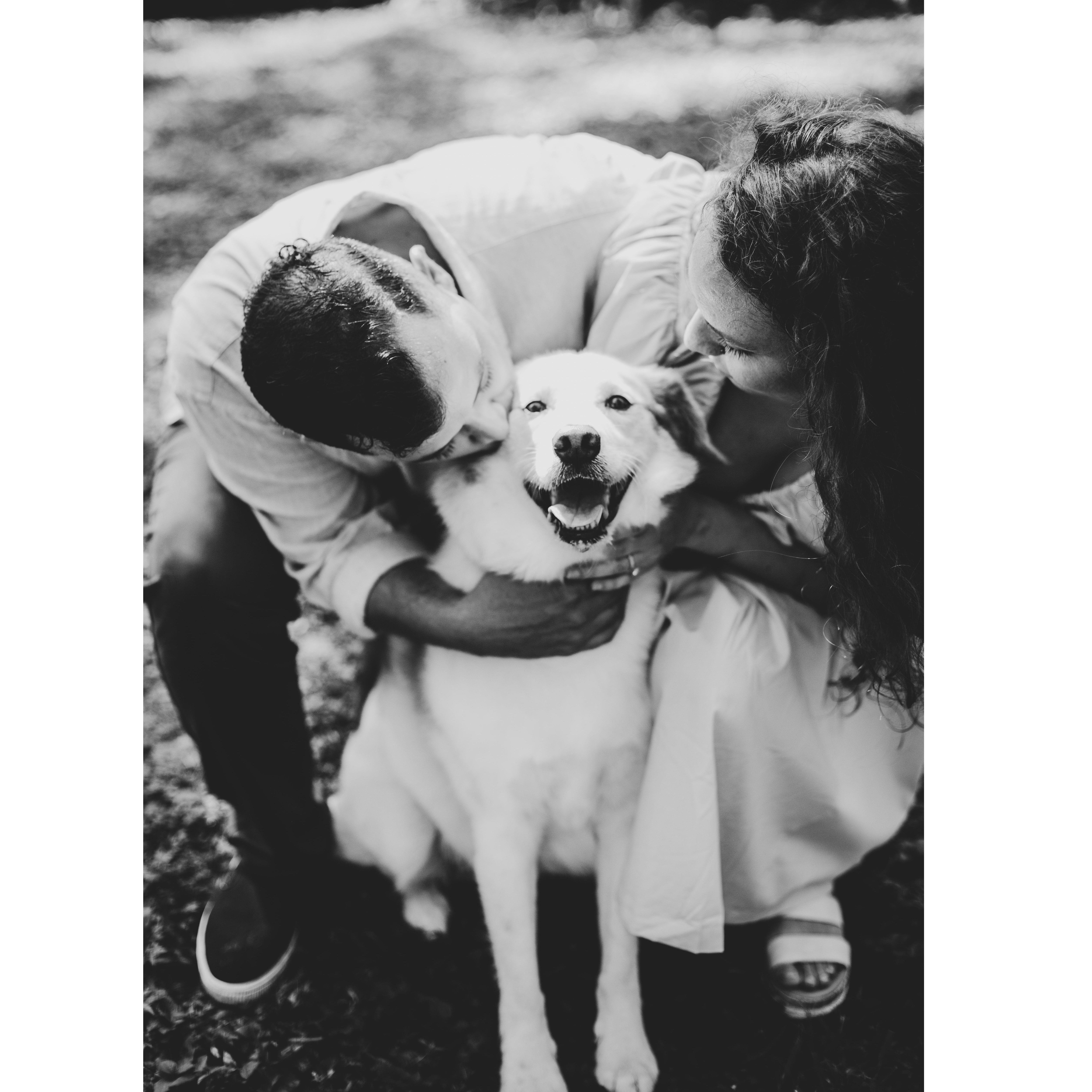 August 2022- Our wonderful friend Danielle snapped some engagement photos of our family. So much love!
