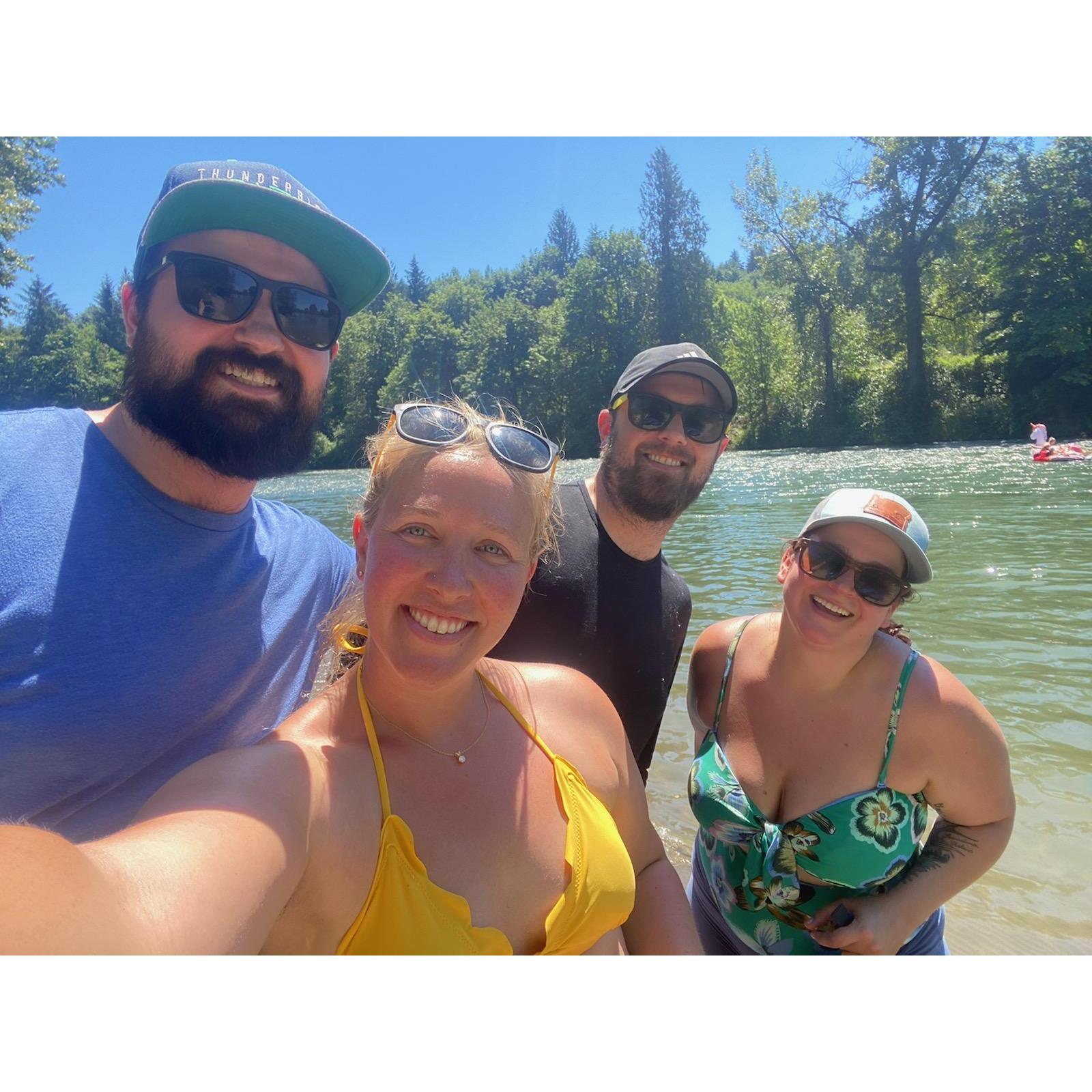 River float during the 105 degree heat wave!