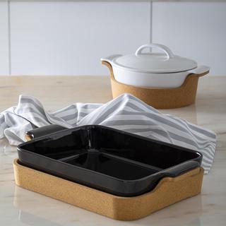 Ensemble Rectangular Baker with Cork Tray