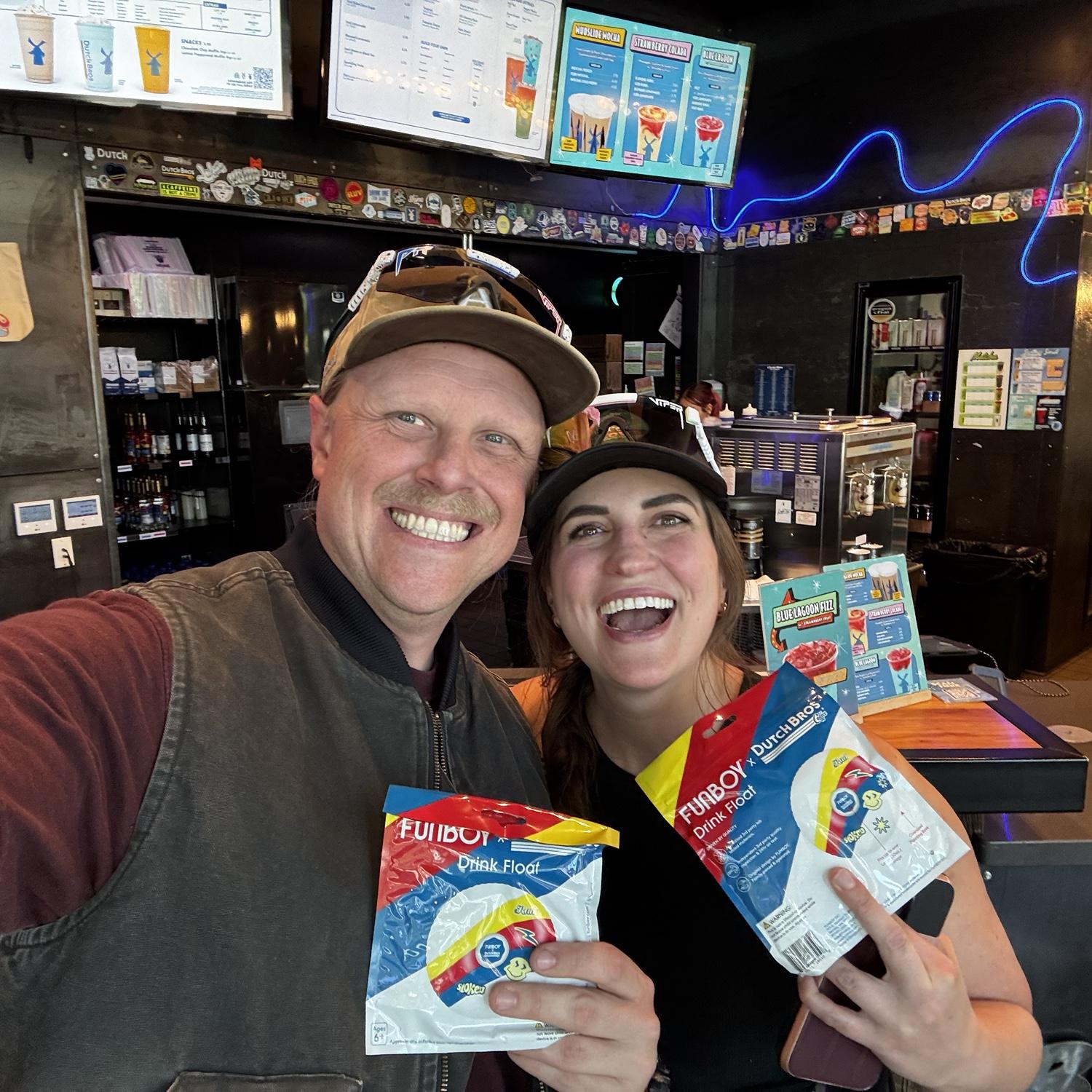 Free merch @ Dutch Bro’s in Boise