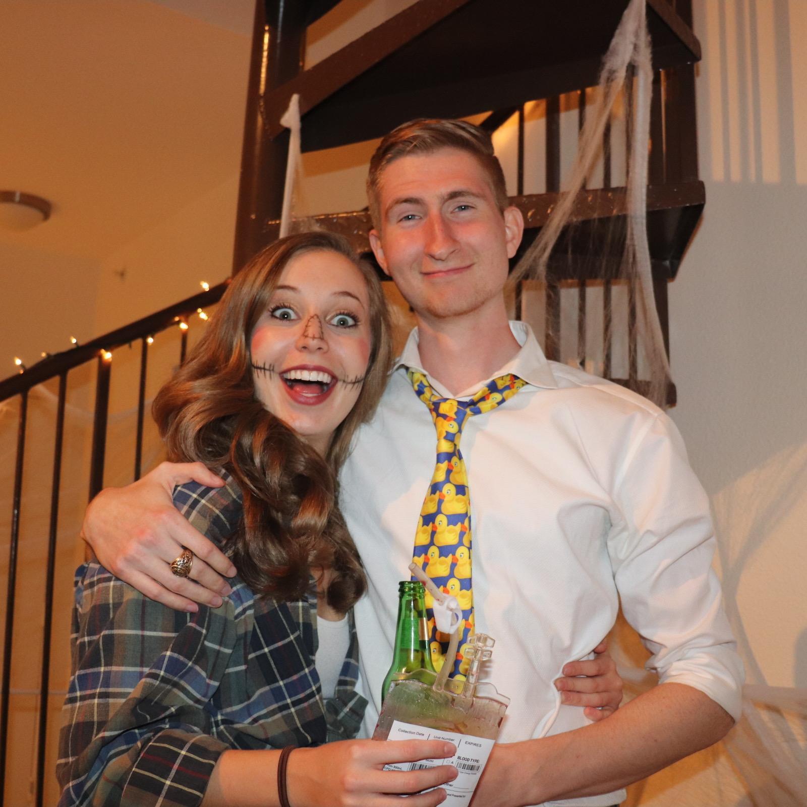 Carter and I love the month of October and love dressing up for Halloween!
