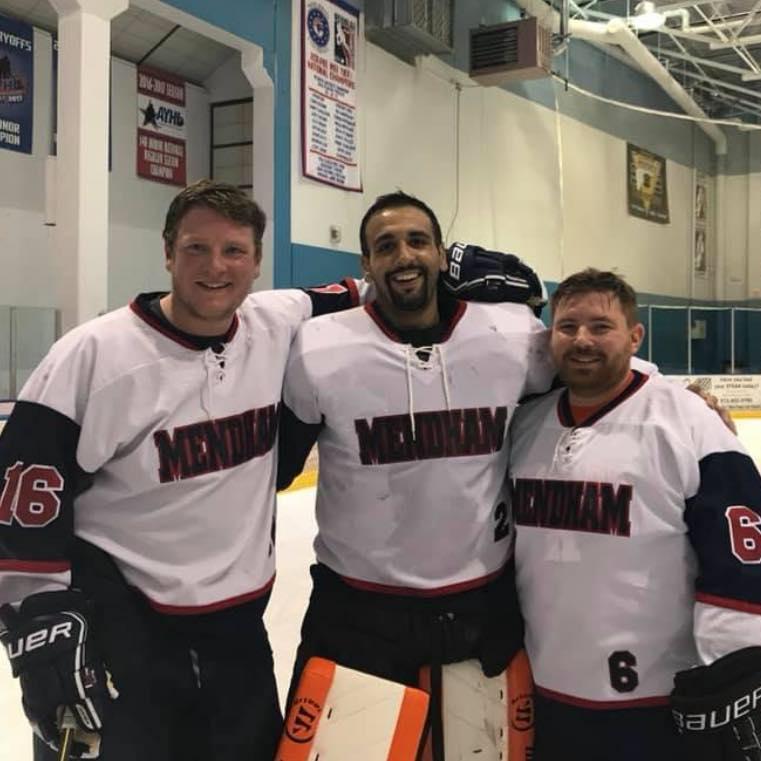 John, Paul, and Chris at the 2018 Mendham HS Alumni Game