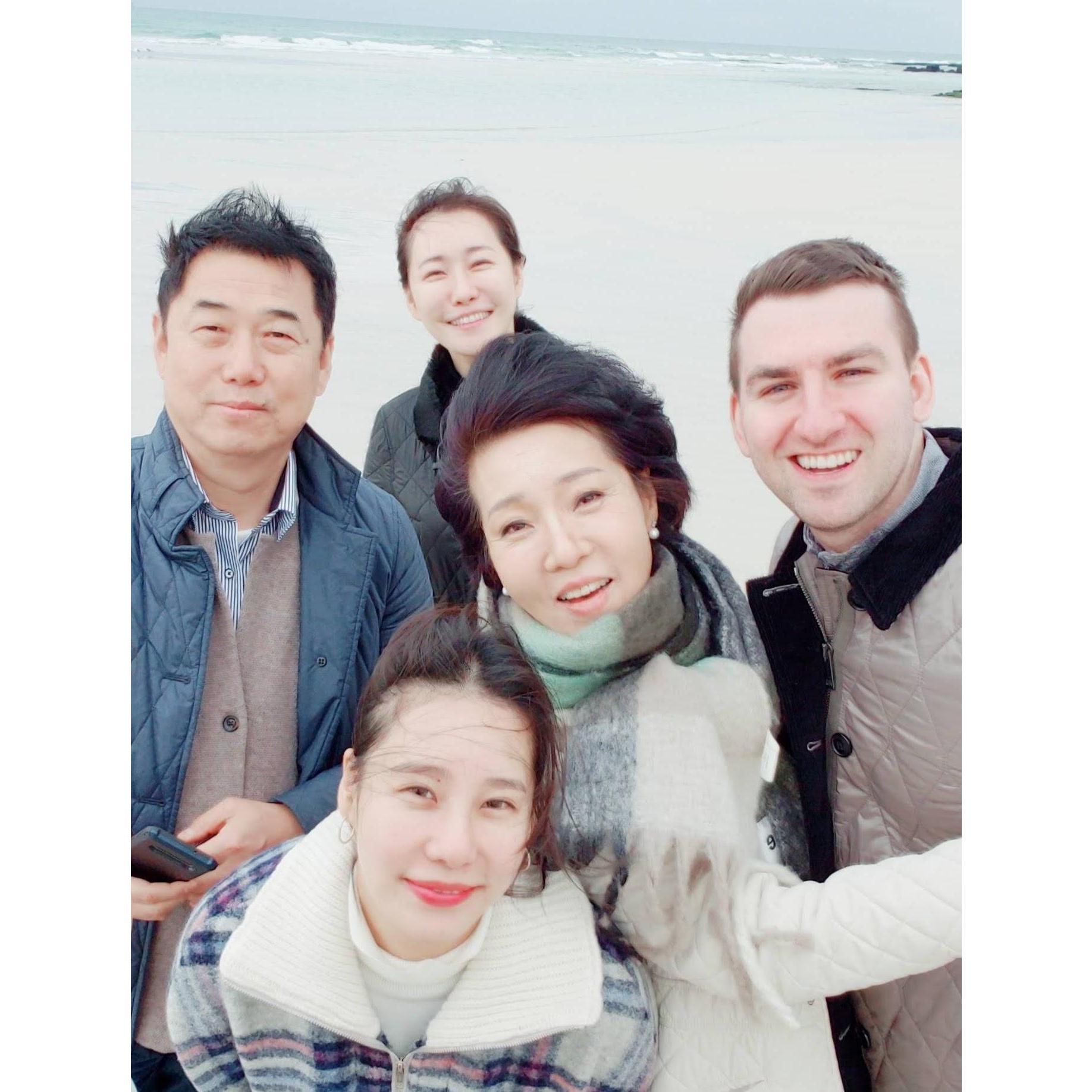 Jeju Island with Gayoung's Family