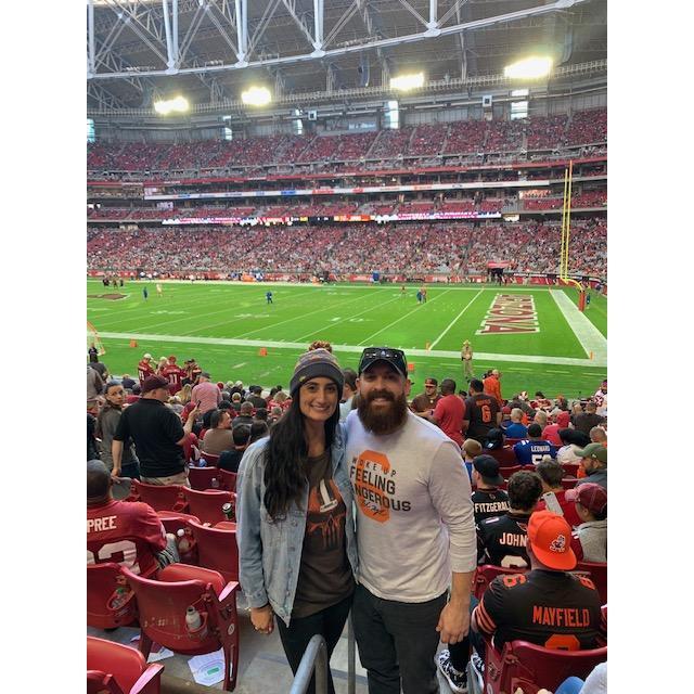 Browns game in Arizona
