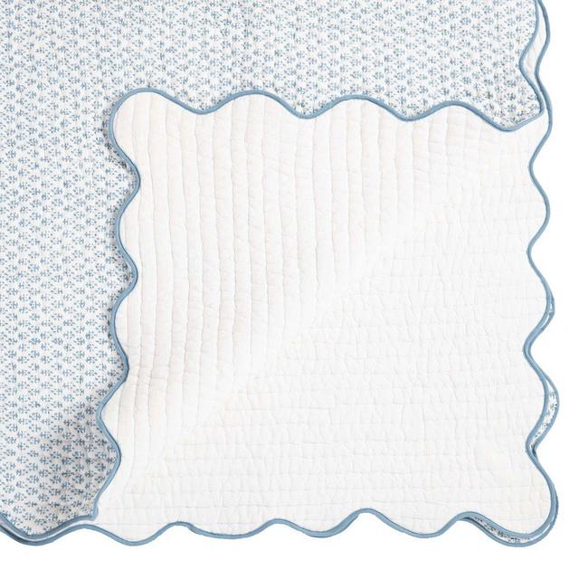 Batik Quilt King Blue