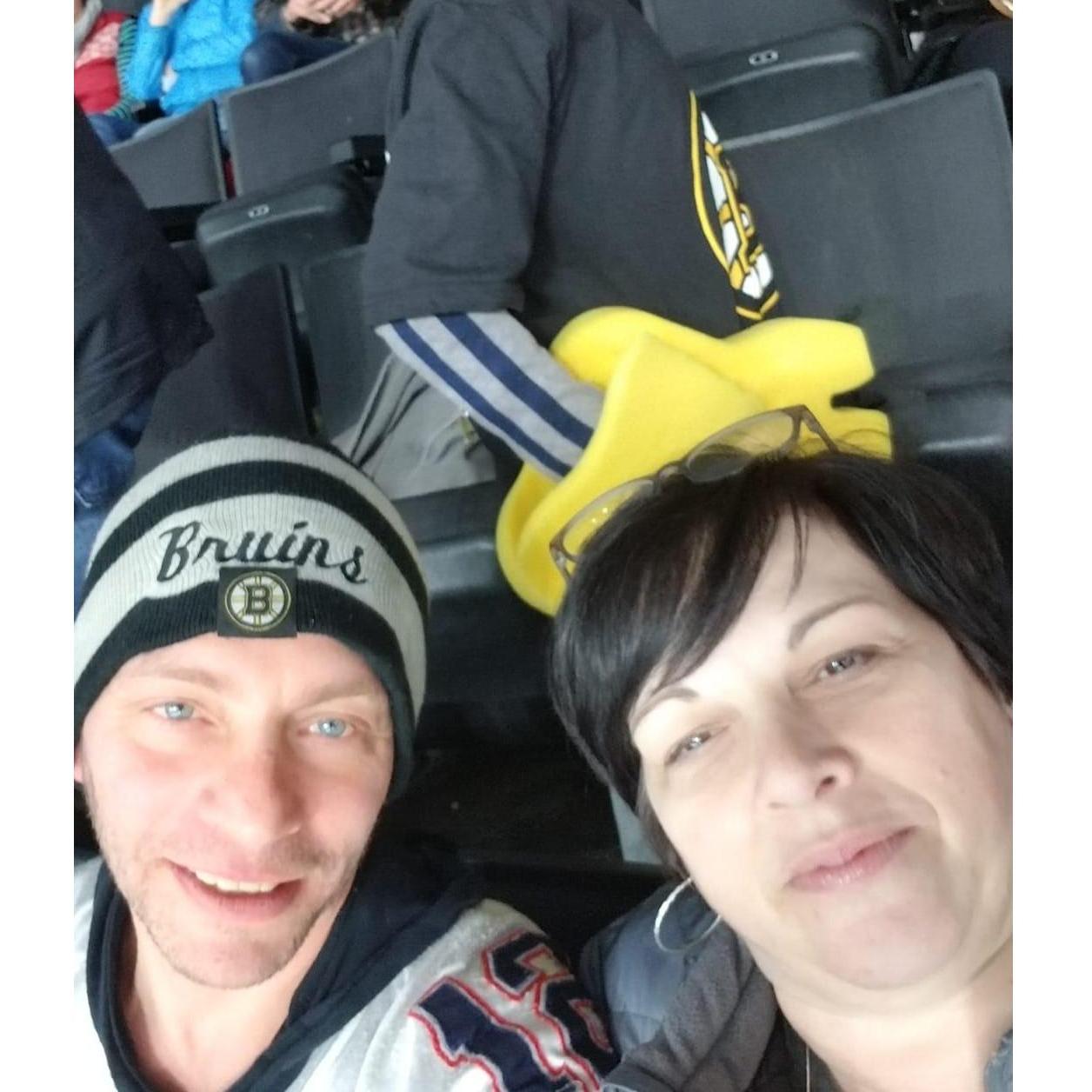 Love - sharing one of our loves - Hockey!!