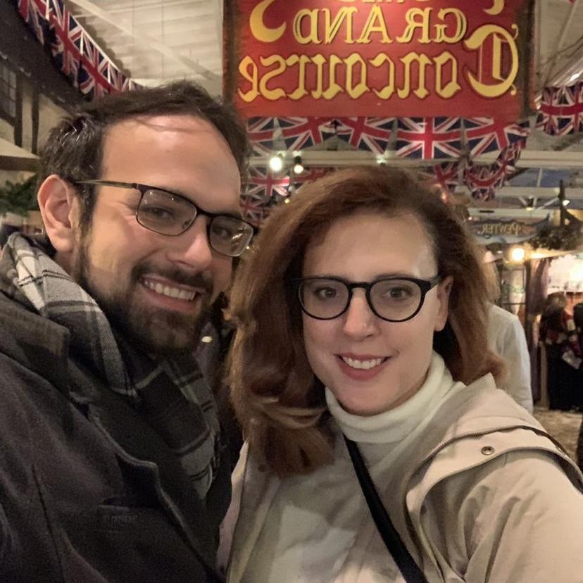 At the Charles Dickens Christmas Fair in San Francisco!